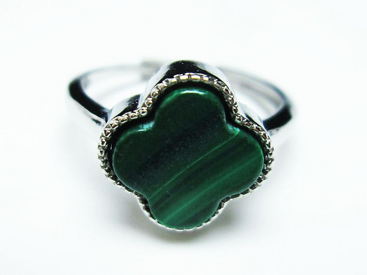 マラカイト 指輪 (15号) [t290-1508] 1枚目