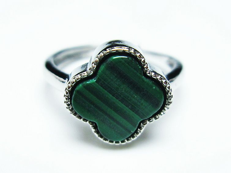 マラカイト 指輪 (14号) [t290-1522] 1枚目