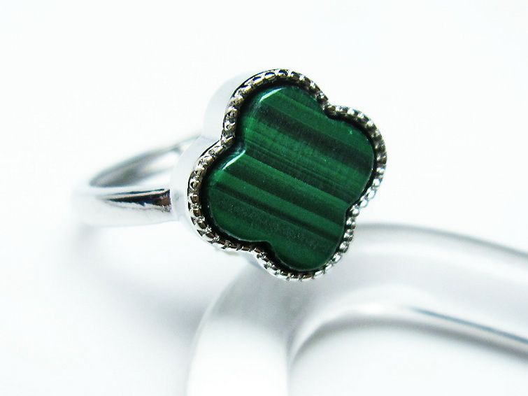 マラカイト 指輪 (14号) [t290-1522] 3枚目