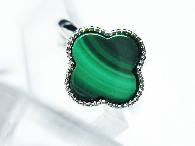 マラカイト 指輪 (16号) [t290-1527] 2枚目