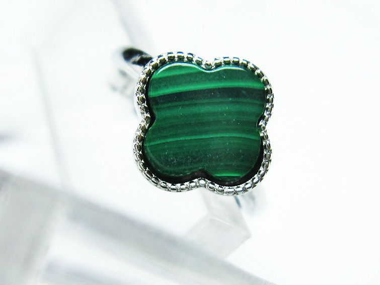 マラカイト 指輪 (16号) [t290-1580] 2枚目