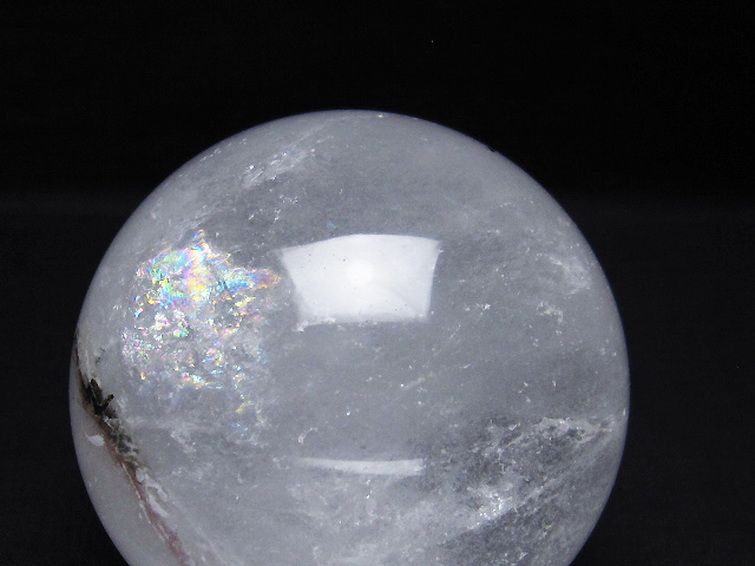 1.1Kg ヒマラヤ水晶 丸玉 91mm [T296-1683] 2枚目