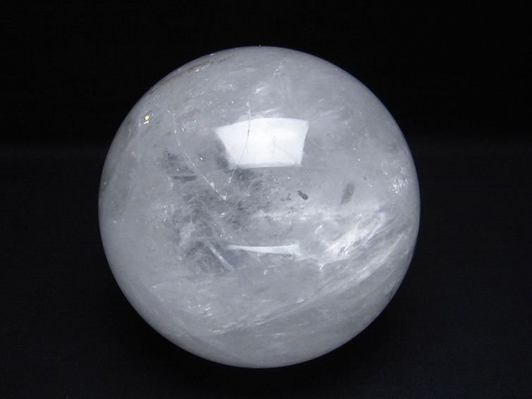 1.4Kg ヒマラヤ水晶 丸玉 99mm [T296-1706] 1枚目