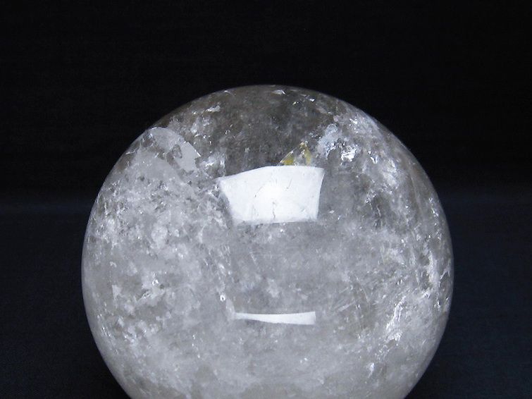 1.2Kg ヒマラヤ水晶 丸玉 95mm [T296-1707] 2枚目