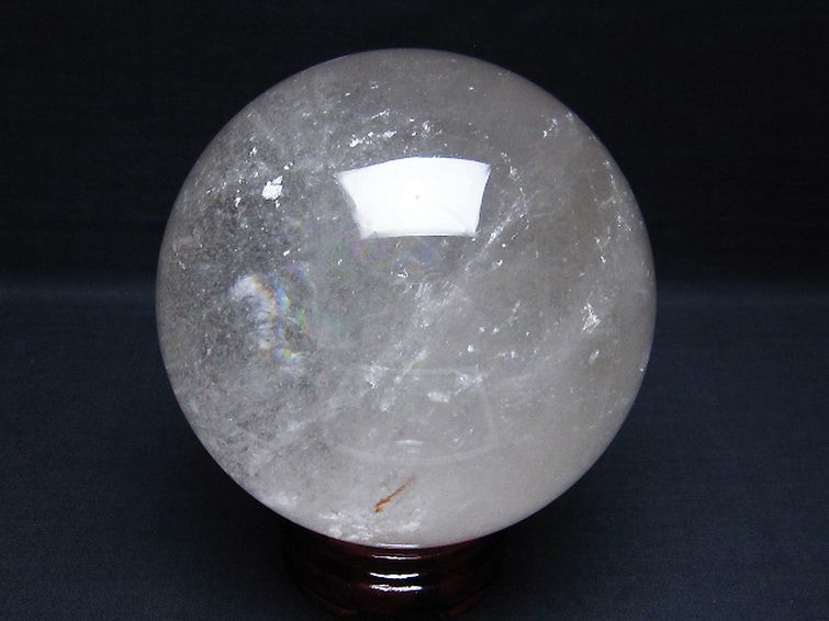 1.6Kg ヒマラヤ水晶 丸玉 106mm [T296-1711] 3枚目