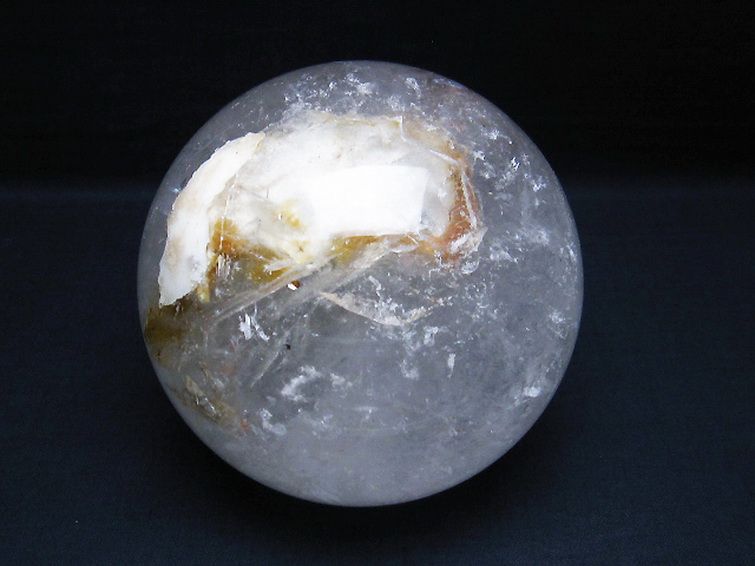 1.8Kg ヒマラヤ水晶 丸玉 112mm [T296-1714] 1枚目