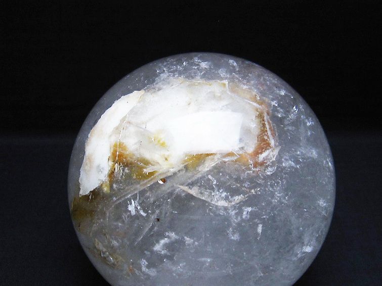 1.8Kg ヒマラヤ水晶 丸玉 112mm [T296-1714] 2枚目