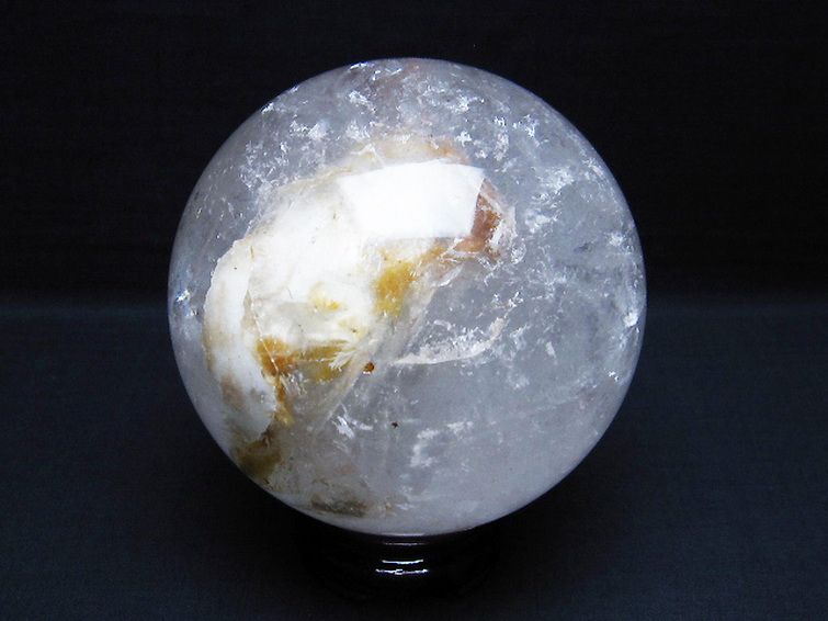 1.8Kg ヒマラヤ水晶 丸玉 112mm [T296-1714] 3枚目