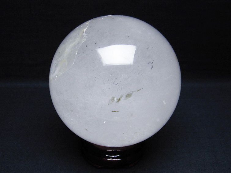 1.3Kg ヒマラヤ水晶 丸玉 97mm [T296-1719] 3枚目