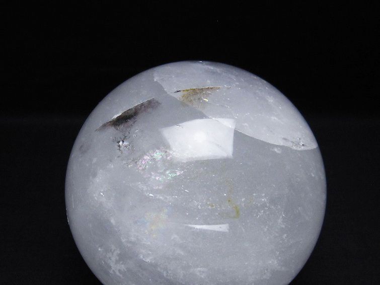 1.3Kg ヒマラヤ水晶 丸玉 96mm [T296-1731] 2枚目