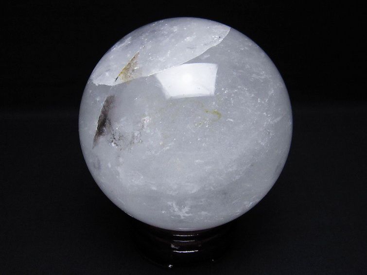 1.3Kg ヒマラヤ水晶 丸玉 96mm [T296-1731] 3枚目