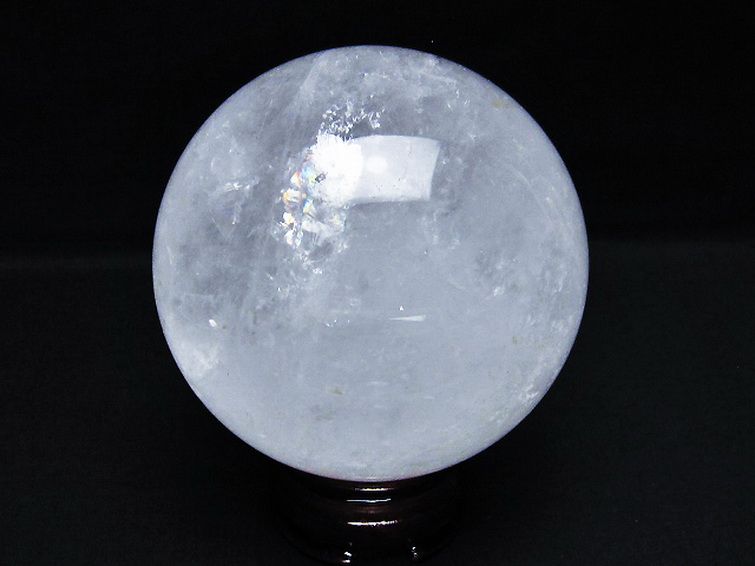1Kg ヒマラヤ水晶 丸玉 89mm [T296-1959] 3枚目