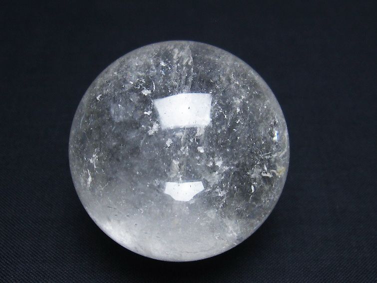 ヒマラヤ水晶 丸玉 45mm [t296-2339] 1枚目
