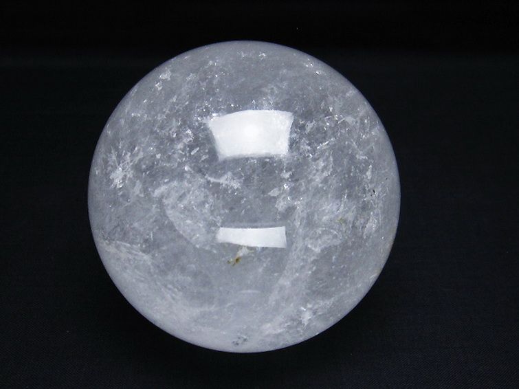 ヒマラヤ水晶 丸玉 78mm [T296-2383] 1枚目