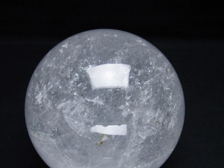 ヒマラヤ水晶 丸玉 78mm [T296-2383] 2枚目