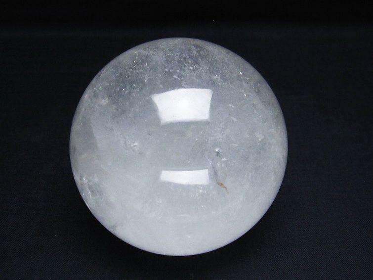 ヒマラヤ水晶 丸玉 76mm [T296-2384] 1枚目