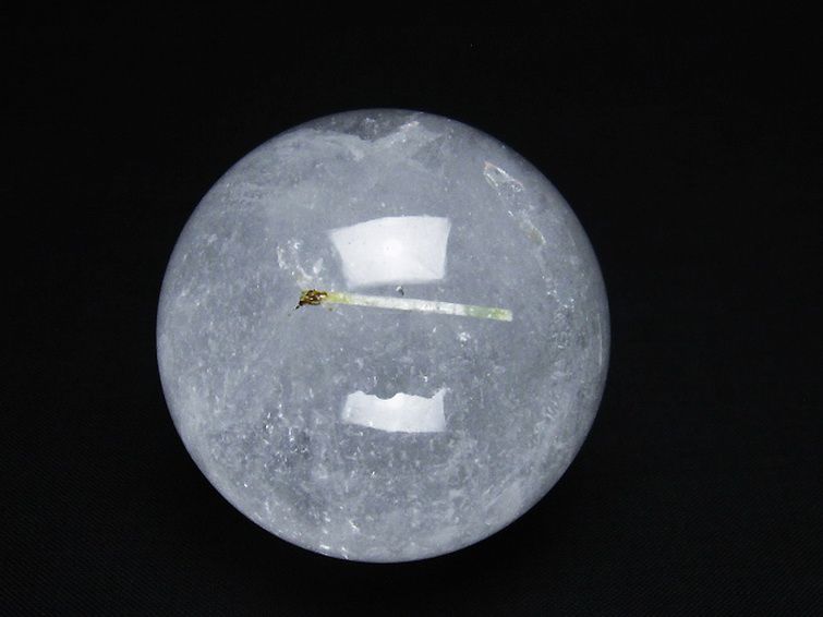 虹入り ヒマラヤ水晶トルマリン 丸玉 54mm [t296-2402] 1枚目