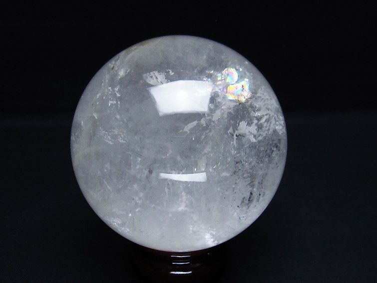 ヒマラヤ水晶 丸玉 88mm [t296-2442] 3枚目