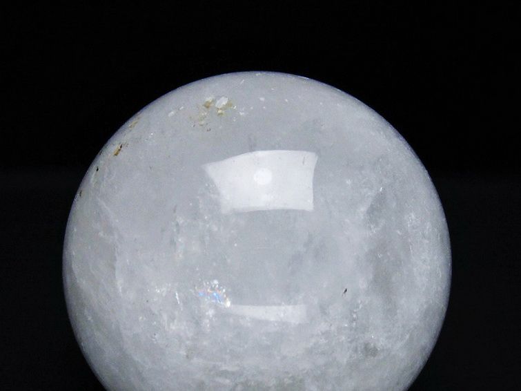 1.1Kg ヒマラヤ水晶 丸玉 92mm [T296-2856] 2枚目