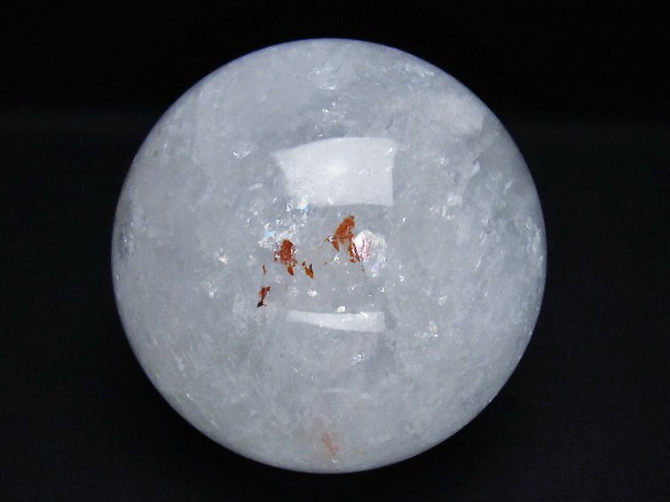 1.1Kg ヒマラヤ水晶 丸玉 92mm [T296-2892] 1枚目