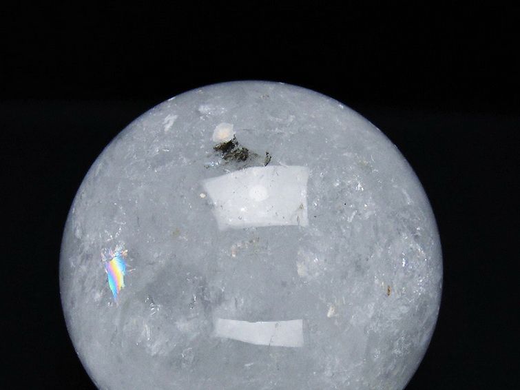 ヒマラヤ水晶 丸玉 84mm [T296-2900] 2枚目