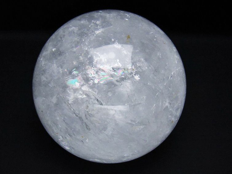 1.1Kg ヒマラヤ水晶 丸玉 91mm [T296-2912] 1枚目