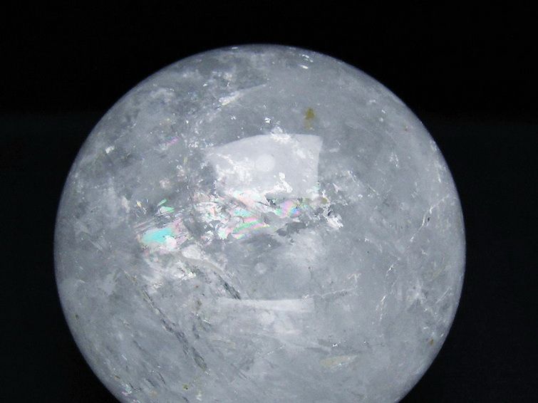 1.1Kg ヒマラヤ水晶 丸玉 91mm [T296-2912] 2枚目