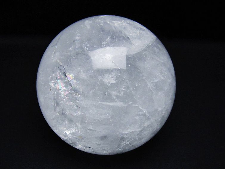 1.2Kg ヒマラヤ水晶 丸玉 94mm [T296-2915] 1枚目