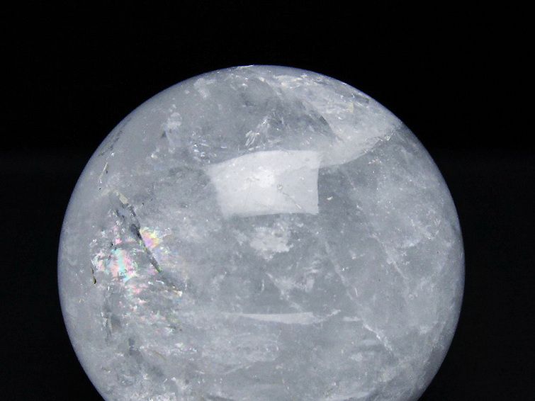 1.2Kg ヒマラヤ水晶 丸玉 94mm [T296-2915] 2枚目