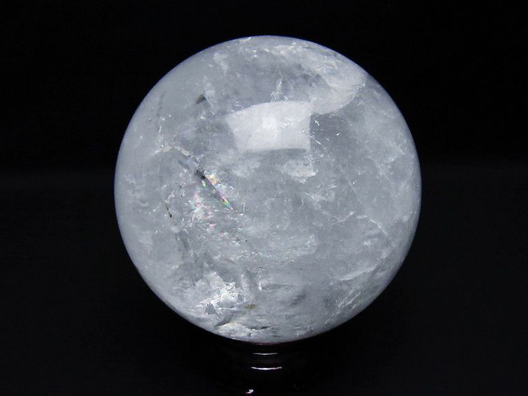 1.2Kg ヒマラヤ水晶 丸玉 94mm [T296-2915] 3枚目