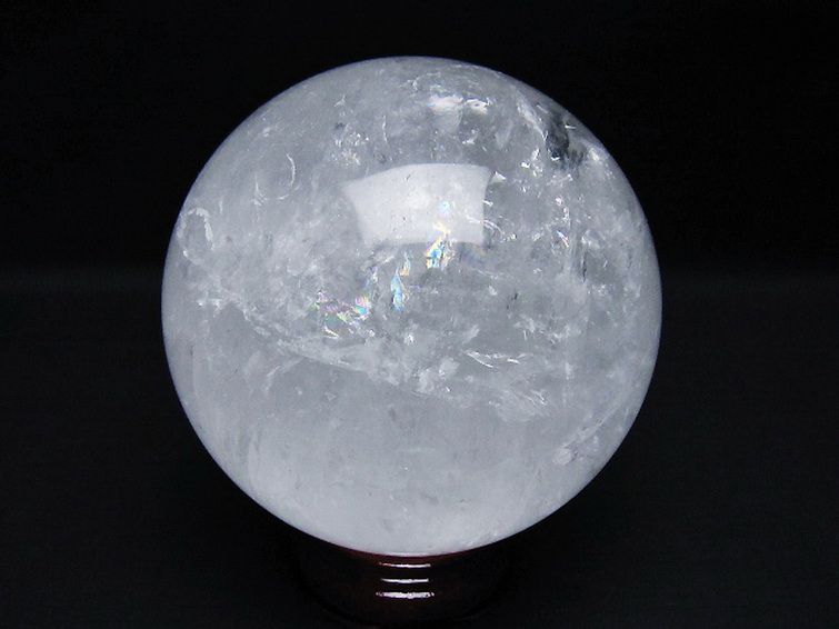 1.6Kg ヒマラヤ水晶 丸玉 110mm [T296-2923] 3枚目