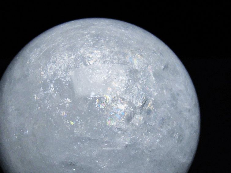 1.1Kg ヒマラヤ水晶 丸玉 91mm [t296-2941] 2枚目