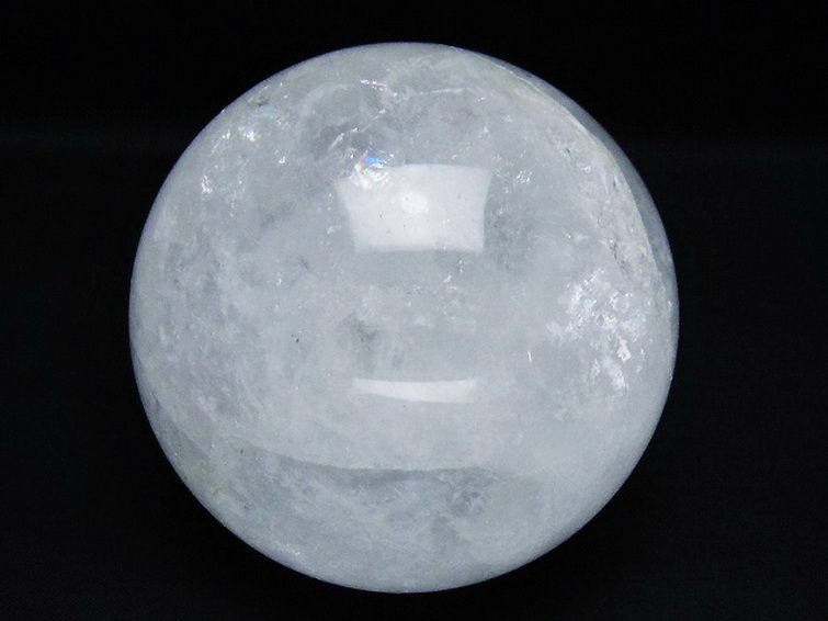 1Kg ヒマラヤ水晶 丸玉 89mm [t296-3004] 1枚目