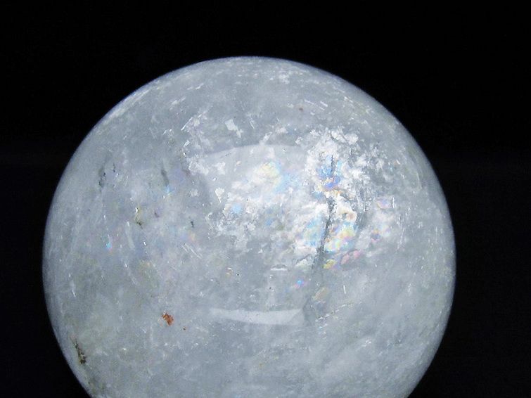 1.1Kg ヒマラヤ水晶 丸玉 91mm [t296-3007] 2枚目