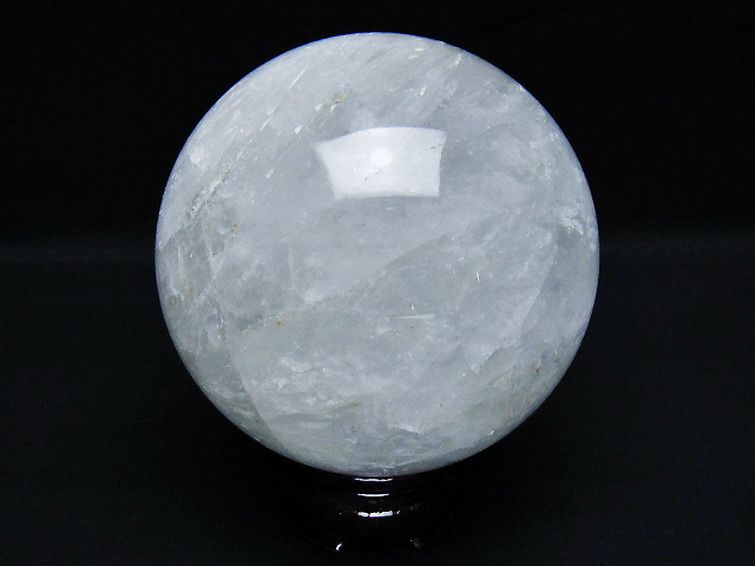 1.1Kg ヒマラヤ水晶 丸玉 92mm [t296-3019] 3枚目