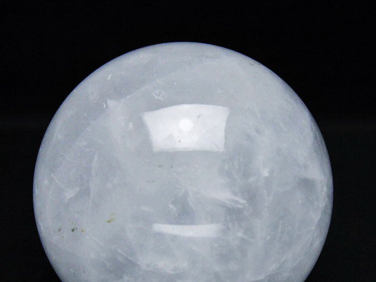 1.1Kg ヒマラヤ水晶 丸玉 92mm [t296-3022] 2枚目