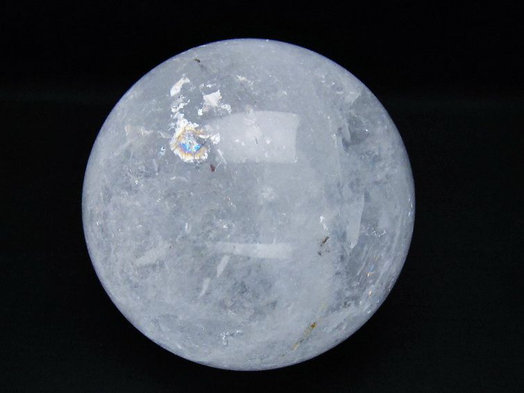 1Kg ヒマラヤ水晶 丸玉 89mm [t296-3026] 1枚目