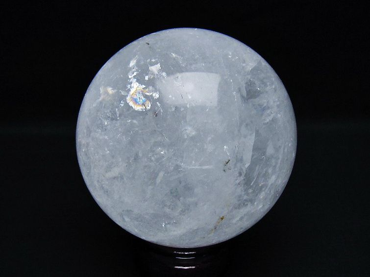 1Kg ヒマラヤ水晶 丸玉 89mm [t296-3026] 3枚目