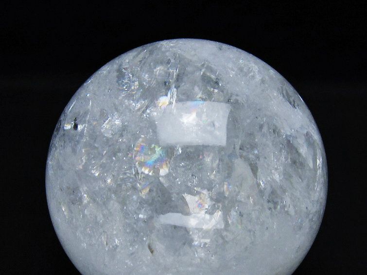 ヒマラヤ水晶 丸玉 85mm [t296-3046] 2枚目
