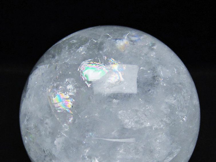 1.3Kg ヒマラヤ水晶 丸玉 98mm [t296-3057] 2枚目