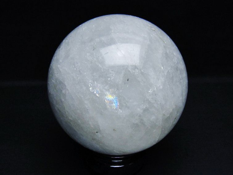 1.1Kg ヒマラヤ水晶 丸玉 92mm [t296-3097] 3枚目