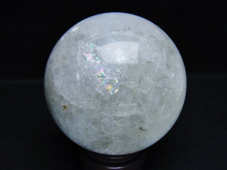 1.3Kg ヒマラヤ水晶 丸玉 97mm [t296-3106] 3枚目