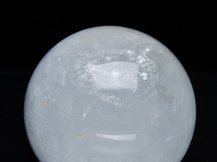 1.5Kg ヒマラヤ水晶 丸玉 105mm [t296-3109] 2枚目