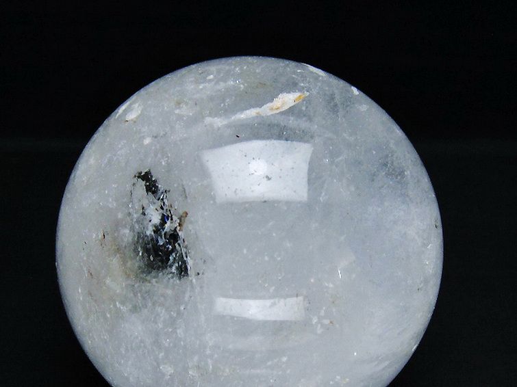 1.1Kg ヒマラヤ水晶 丸玉 92mm [t296-3150] 2枚目