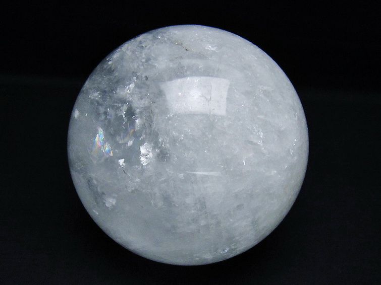 1.2Kg ヒマラヤ水晶 丸玉 96mm [t296-3152] 1枚目