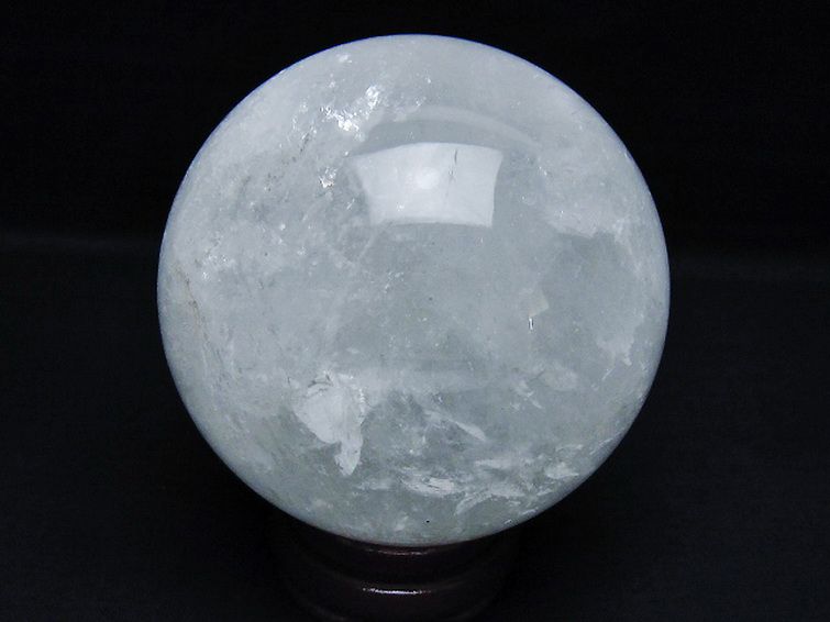 1.2Kg ヒマラヤ水晶 丸玉 96mm [t296-3152] 3枚目
