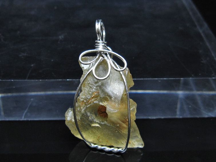 リビアングラス ペンダント [t298-1041] 1枚目