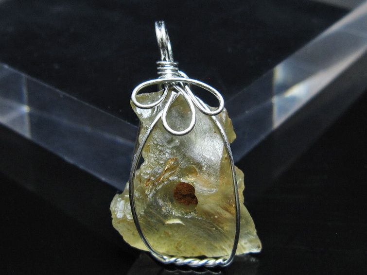 リビアングラス ペンダント [t298-1041] 2枚目