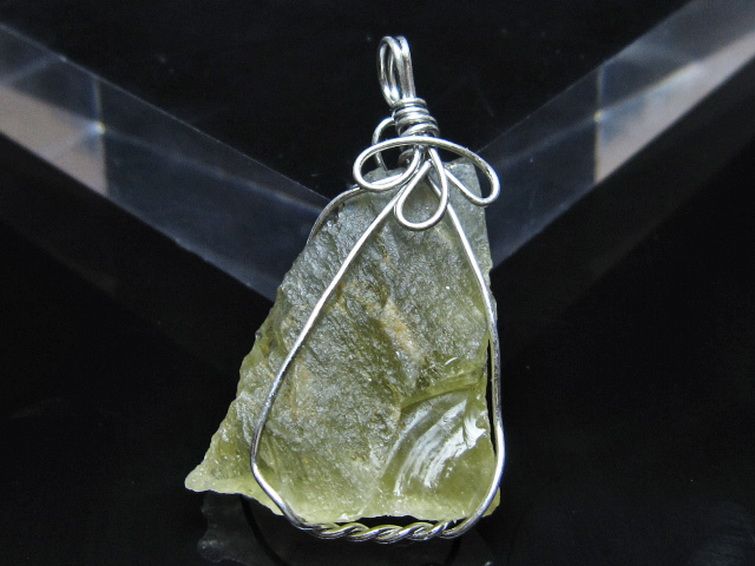 リビアングラス ペンダント [t298-1058] 2枚目