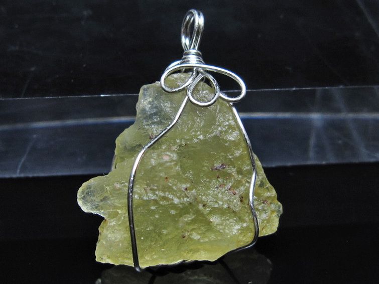 リビアングラス ペンダント [t298-1066] 3枚目